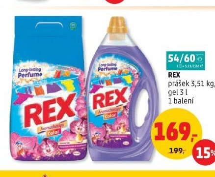 REX prášek, gel
