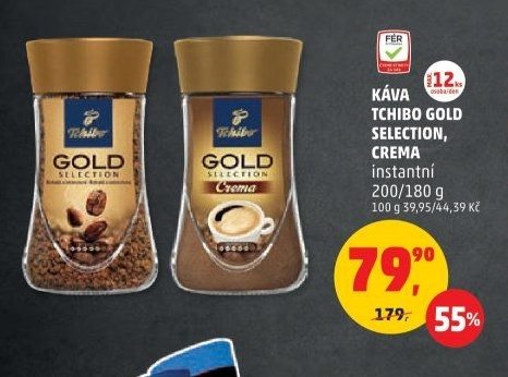 Káva Tchibo Gold Selection, Crema