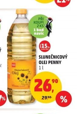 SLUNEČNICOVÝ OLEJ PENNY 1 l