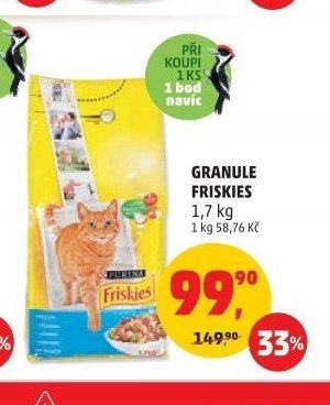 GRANULE FRISKIES 1,7 kg