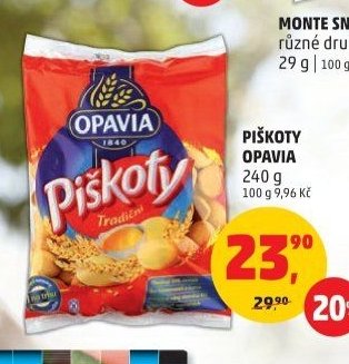 Piškoty Opavia