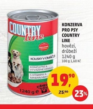 Konzerva pro psy Country Line