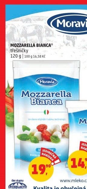 Mozzarella Bianca třešničky