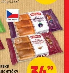 České buchtičky s náplní povidlovou, tvarohovou, makovou