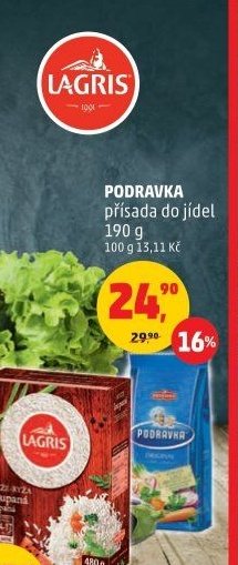PODRAVKA přísada do jídel 190 g