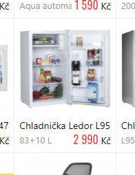 Chladnička Ledor L95 83+10 L