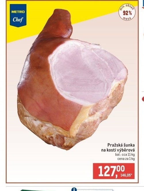 Pražská šunka na kosti výběrová