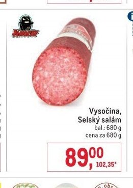 Vysočina, Selský salám