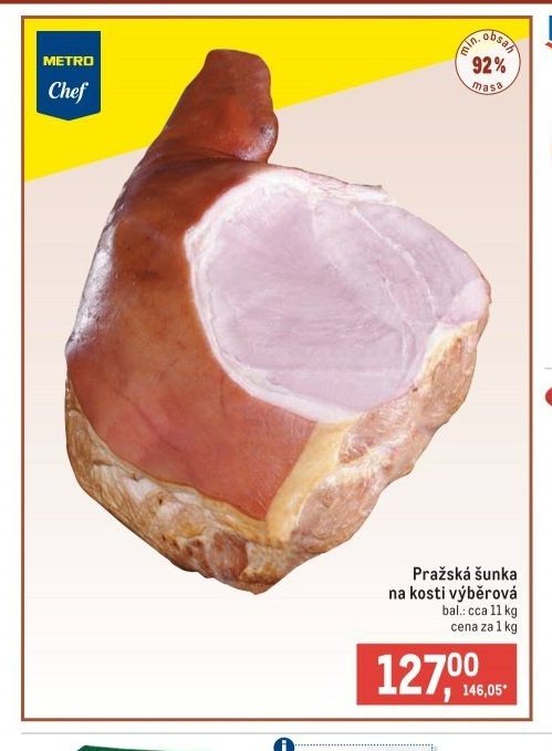 Pražská šunka na kosti výběrová