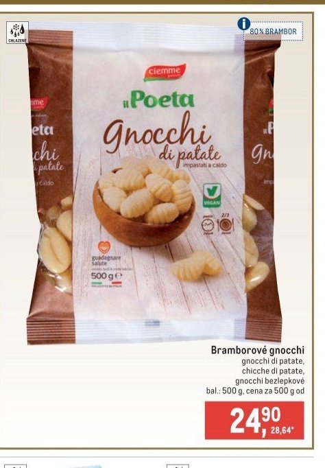 Bramborové gnocchi