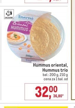 Hummus oriental, Hummus trio