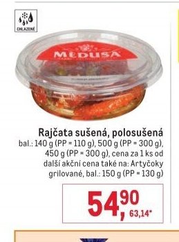 Rajčata sušená, polosušená