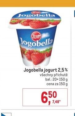 Jogobella jogurt 2,5%