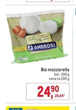 Bio mozzarella