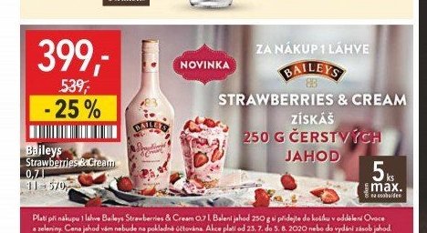 Baileys Strawberries & Cream