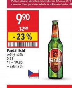 Pardál Echt světlý ležák