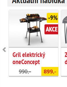 Gril elektrický oneConcept - UNI HOBBY akcniletaky.com