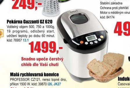 Pekárna Guzzanti GZ 620