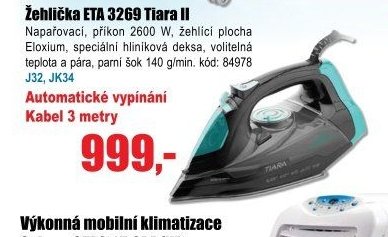 Žehlička ETA 3269 Tiara II