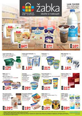 akční leták Žabka 22.7.2020-4.8.2020