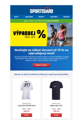 akční leták Sportisimo 24.7.2020-29.7.2020