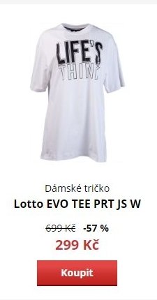 Lotto EVO TEE PRT JS W