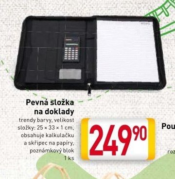 Pevná složka na doklady