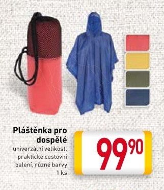 Pláštěnka pro dospělé