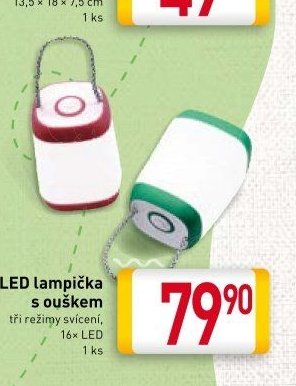 LED lampička s ouškem