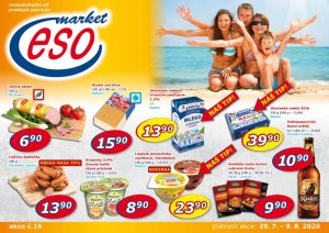 akční leták ESO MARKET 29.7.2020-9.8.2020