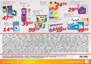akční leták ESO MARKET 29.7.2020-9.8.2020