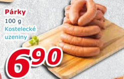Párky Kostelecké uzeniny