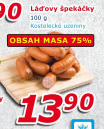 Špekáčky Láďovy Kostelecké uzeniny