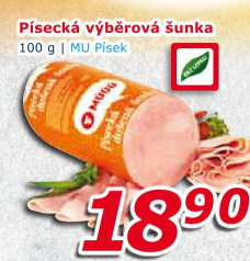 Šunka výběrová písecká Maso uzeniny Písek
