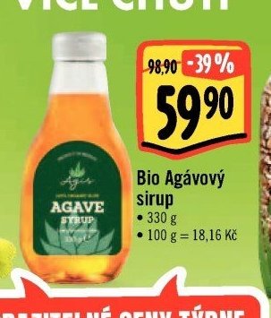 Bio Agávový sirup