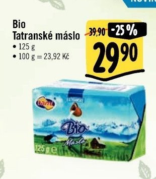 Bio Tatranské máslo