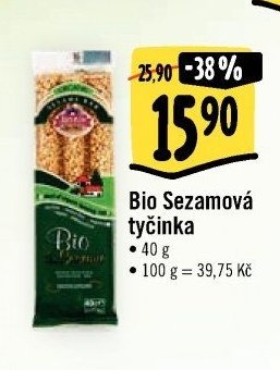 Bio Sezamová tyčinka