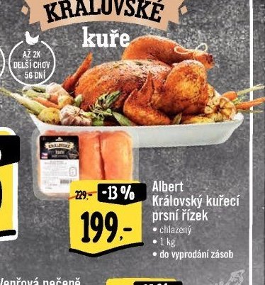 Albert Královský kuřecí prsní řízek