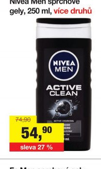 Nivea Men sprchové gely, 250 ml