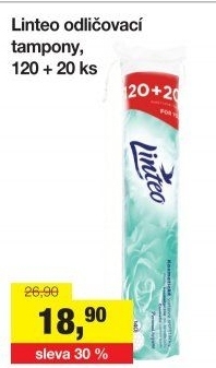 Odličovací tampony Linteo