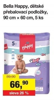 Podložky přebalovací Háppy Bella