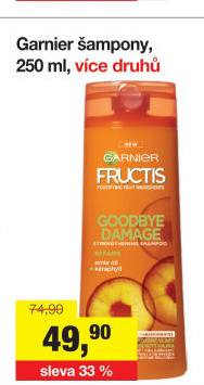 Šampon Fructis Garnier