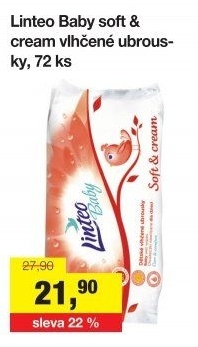 Vlhčené ubrousky dětské Linteo Baby