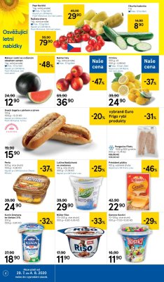 akční leták Tesco 29.7.2020-4.8.2020