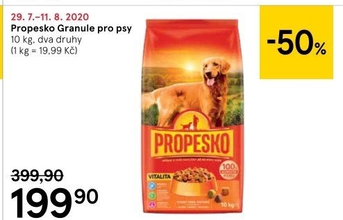 Granule pro psy Propesko