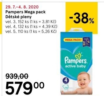 Pleny dětské Pampers