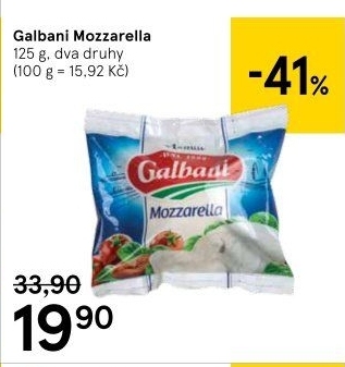 Sýr Mozzarella Galbani