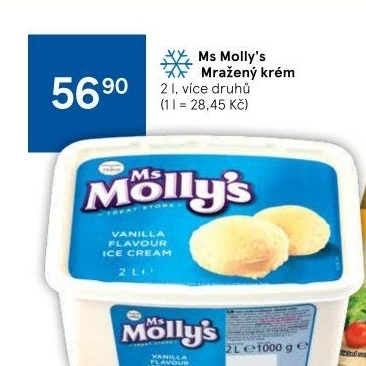 Zmrzlina ve vaničce Ms Molly'