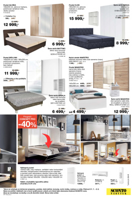 akční leták Sconto nábytek 31.7.2020-20.8.2020