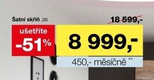 Šatní skříň .00